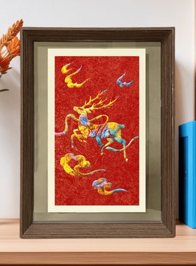 非遗烧箔画金箔画暖场活动手工作