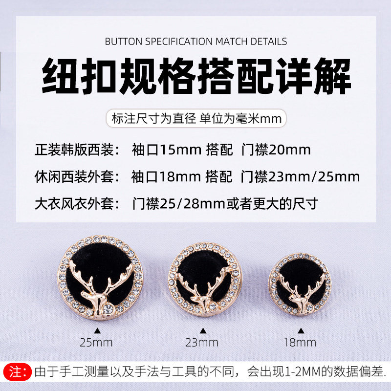 高档羊绒大衣扣子高端精致毛衣开衫金属扣时尚小香风衣服外套纽扣,淘宝优惠券,粉丝福利购,淘宝优惠卷