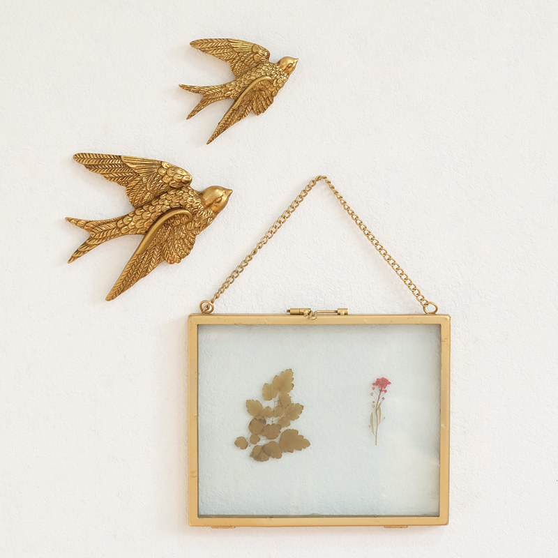 欧式复古轻奢飞燕壁饰 客厅卧室墙饰小燕子装饰品 墙孔遮挡装饰,淘宝优惠券,粉丝福利购,淘宝优惠卷