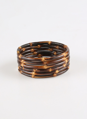 竹节手环男士大圆圈手镯