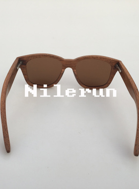 墨镜蝶形实木大框偏光太阳眼镜