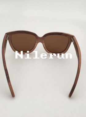 墨镜蝶形实木框架太阳镜