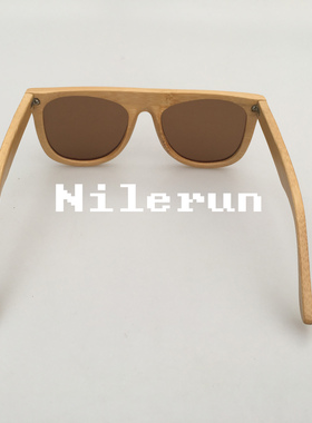 墨镜欧美竹子偏光大框太阳镜