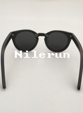 墨镜个性风竹制全框黑色太阳眼镜