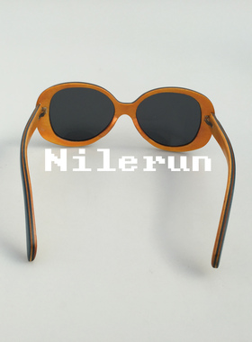 墨镜时尚风欧美蓝色蝶形太阳眼镜