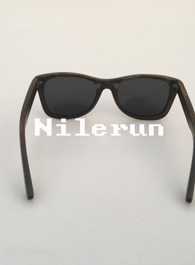 墨镜复古风竹制框架太阳镜