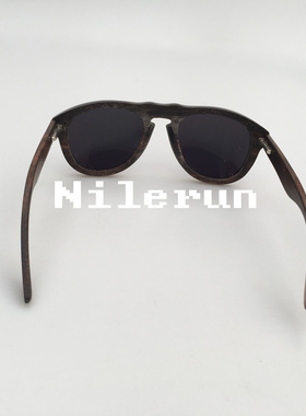 墨镜全框黑檀木太阳镜