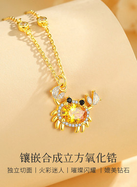 WinyS925银招财项链送女友小众