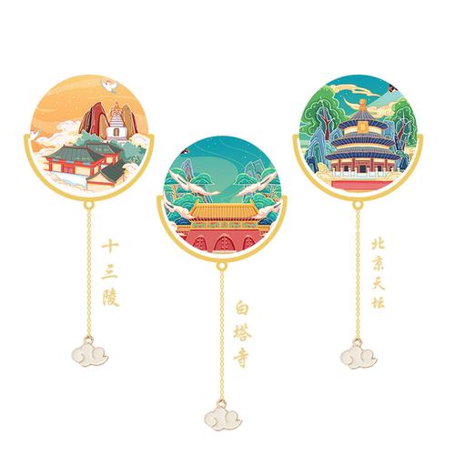 北京故宫金属书签纪念品精美文创意设计旅游纪念礼品免费定制刻字 - 图3