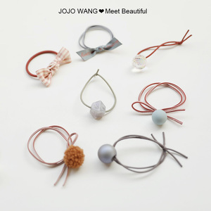 蝴蝶结发圈七件套组合