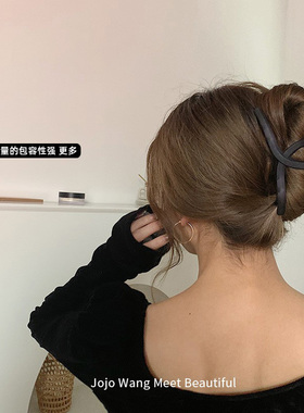 磨砂后脑勺简约发夹大号抓夹