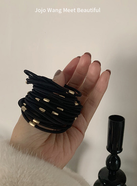 根装听说你们这款高弹力黑色皮筋