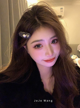 灰色立体肌理~发夹女头饰发饰