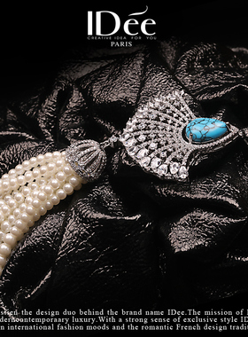 轻奢风毛衣项链时尚个性礼物