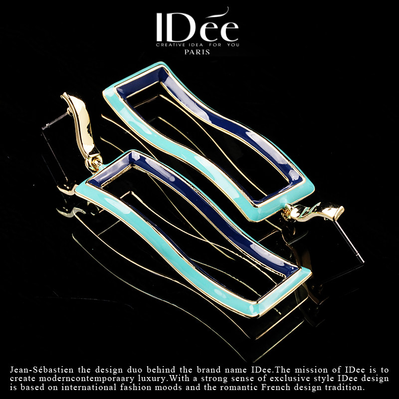 法国idee空镜小众设计感高级女耳钉 idee耳钉