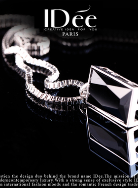 法国项链IDEE纯银简约吊坠男