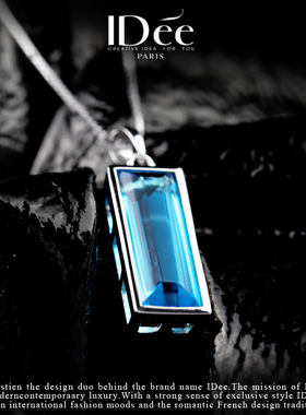 法国idee项链女男银饰品