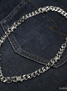 xmyb朋克潮流金属荆棘手链/项链