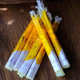Thai Buddhist candles, specialty handicrafts, Cuban Ariyacha yellow candle, Somde Lahu handmade