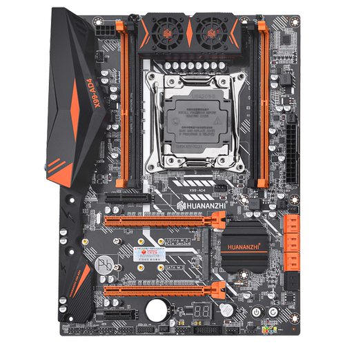 华南金牌X99-AD3/4主板CPU内存套装E5 2666V3 2686V4台式电脑主机 - 图2