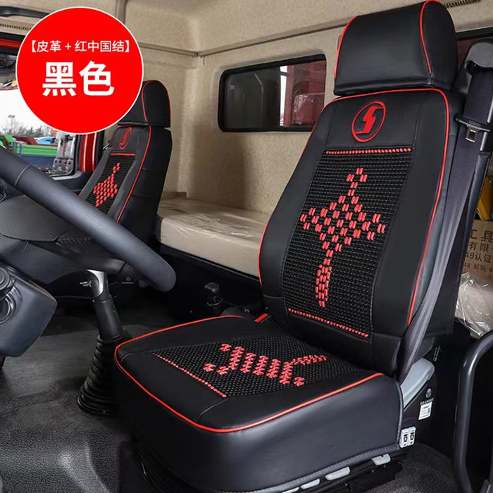 四季全包货车座套重汽浩瀚N7W N5G N6G N7G J5G J7G J7B皮革座套 - 图2