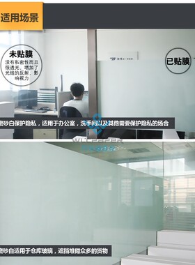 包邮特厚90cm磨砂不透明玻璃贴膜