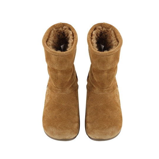 Yoona's mom girls' winter lamb wool thickened snow boots
