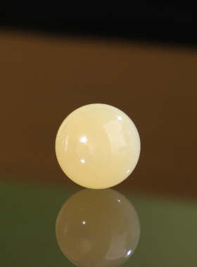 新疆天然和田玉糖白料圆珠且末糖