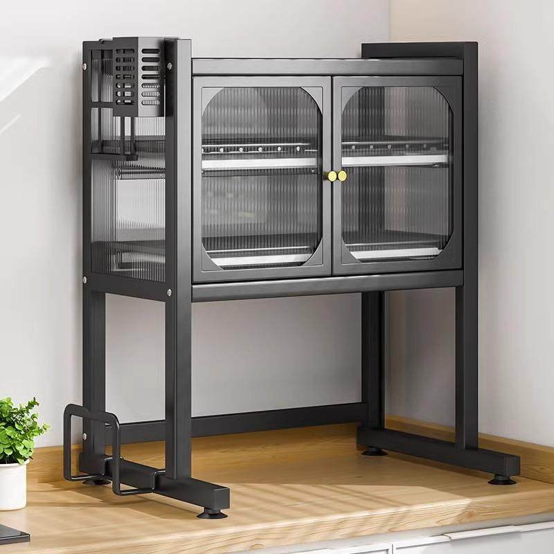 微波炉置物架烤箱架子厨房家用台面小型放碗柜多功能碗碟筷收纳盒,淘宝优惠券,粉丝福利购,淘宝优惠卷