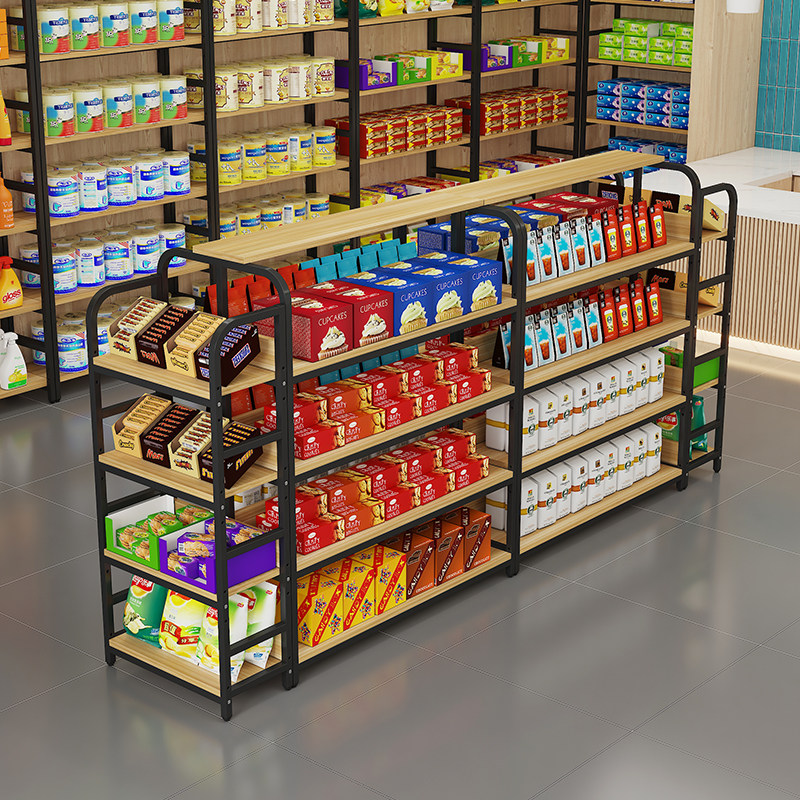 双面中岛展示柜超市母婴店货架鞋架便利店多层零食架文具店展示架,淘宝优惠券,粉丝福利购,淘宝优惠卷