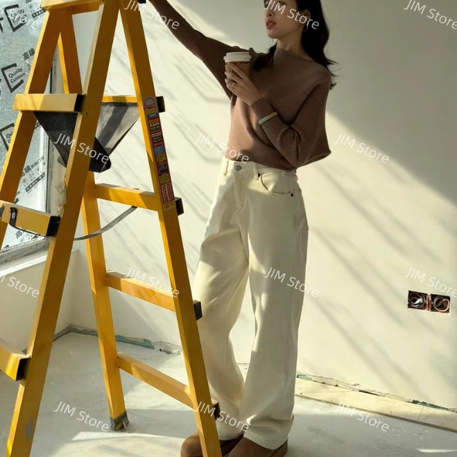 REISS黑针织上衣蝙蝠袖一字领露肩短款修身大气经典百搭气质显瘦 - 图0