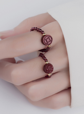 玫瑰花戒指女士2025年新款潮