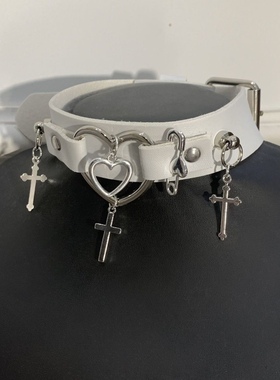 重工金属亚文化辣妹项链项圈小众朋克酷中性锁骨链