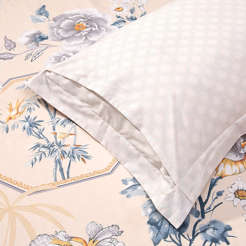 富安娜床单四件套全棉纯棉被套被子 富安娜床品套件/四件套/多件套