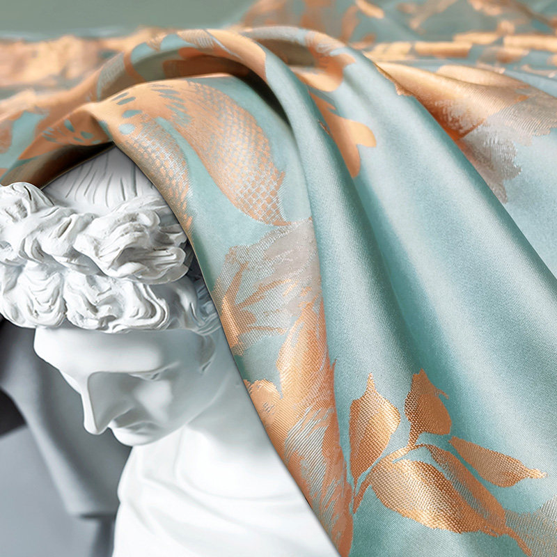 富安娜家纺提花四件套轻奢纯棉床单 富安娜床品套件/四件套/多件套