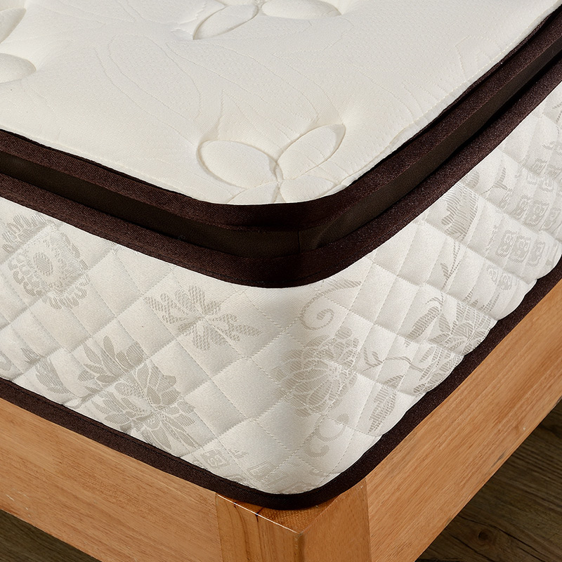 富安娜3cm天然乳胶床垫软硬两用1.8m双人1.5米独立弹簧席梦思床垫 - 图1