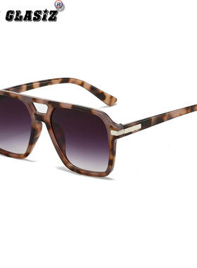 复古玳瑁方形欧美小众显脸小墨镜