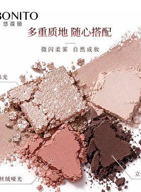 【MJ专享】悠葆丽星眸四色眼影盘（流光粉棕）
