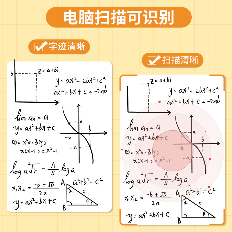 三年二班X笔方说 自勉笔按动式中性笔CS头中学生用速干刷题笔黑笔圆珠笔高颜值0.5笔芯圆珠笔水笔碳素笔文具