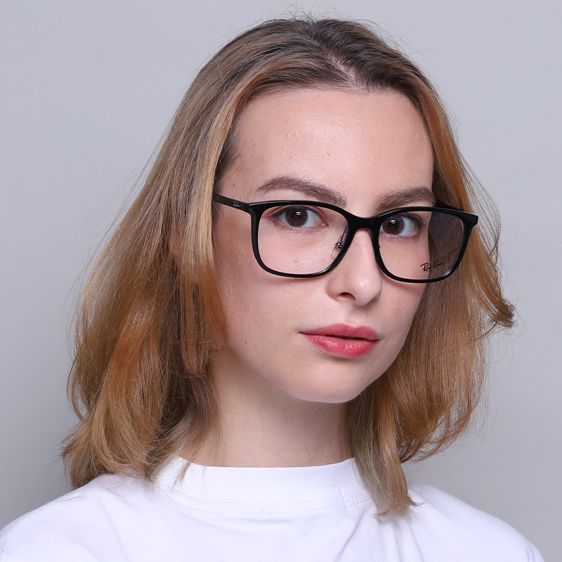 rayban框架休闲男女黑色复古眼镜 SmartBuy海外眼镜架