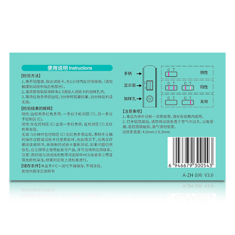 仙知1支早早孕检测试纸 璟泓万方堂大药房验孕试纸/排卵试纸