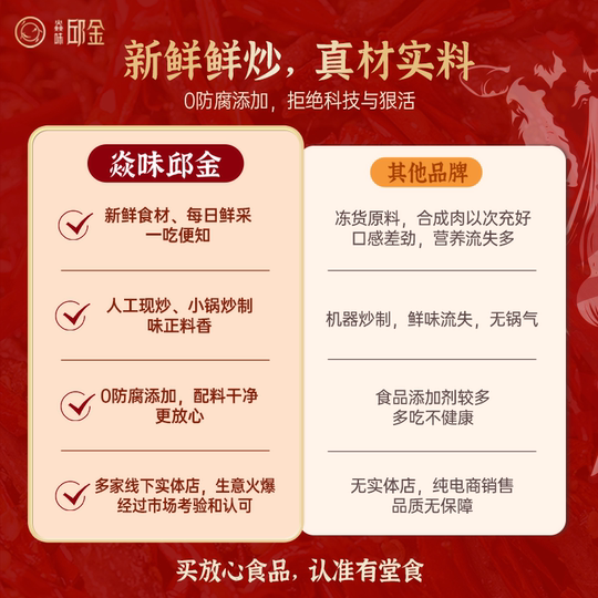 焱味邱金四川自贡特产麻辣冷吃兔丁兔肉手撕兔腿兔头休闲肉类零食