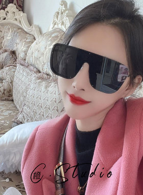 大框连体墨镜长圆脸遮阳防紫外线