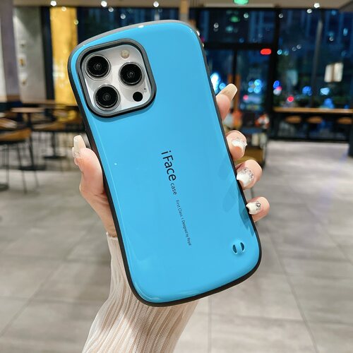 iface适用苹果16promax手机壳15plus全包防摔保护套14硅胶小蛮腰16pro烤漆亮面商务糖果色防摔壳 - 图2