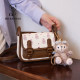 Beibei bag new trendy personality versatile fashion cartoon bear universal women's bag simple fashion single shoulder diagonal bag