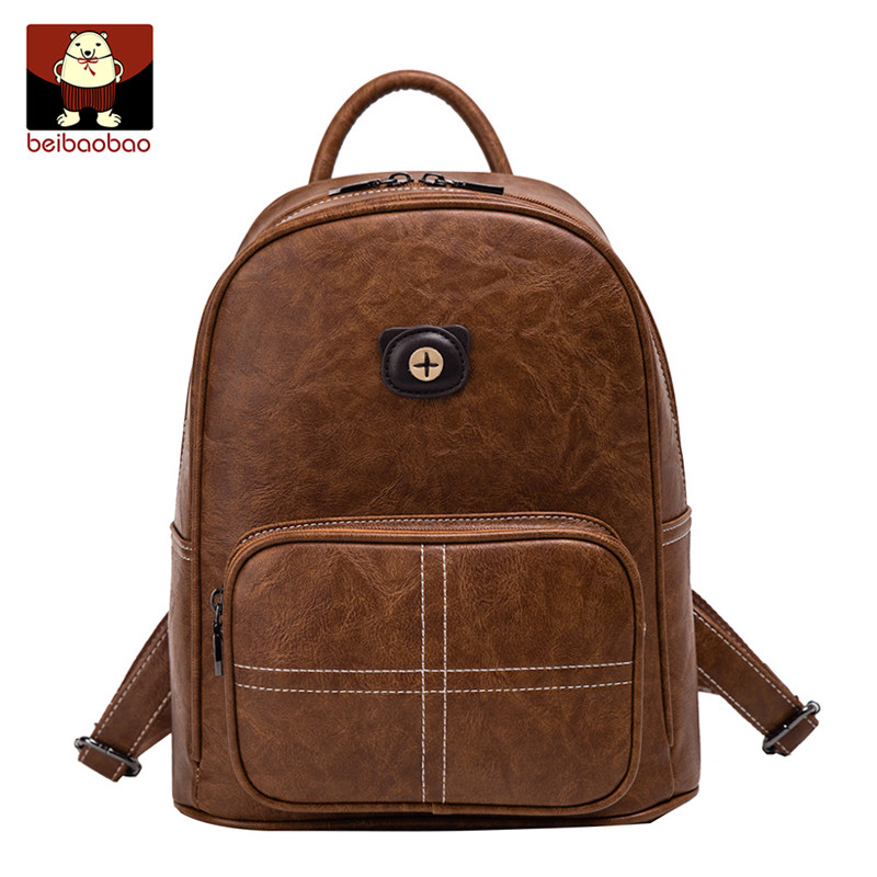 北包包质感女2020新款潮复古双肩包 北包包双肩背包