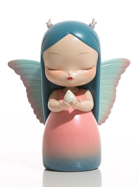 白夜童话海洋之歌汽车载装饰品桌面公仔可爱小摆件送女生日礼物