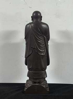 日本先崎栄伸作日莲上人铜像，重2.79千克，高29厘米，宽7厘米。