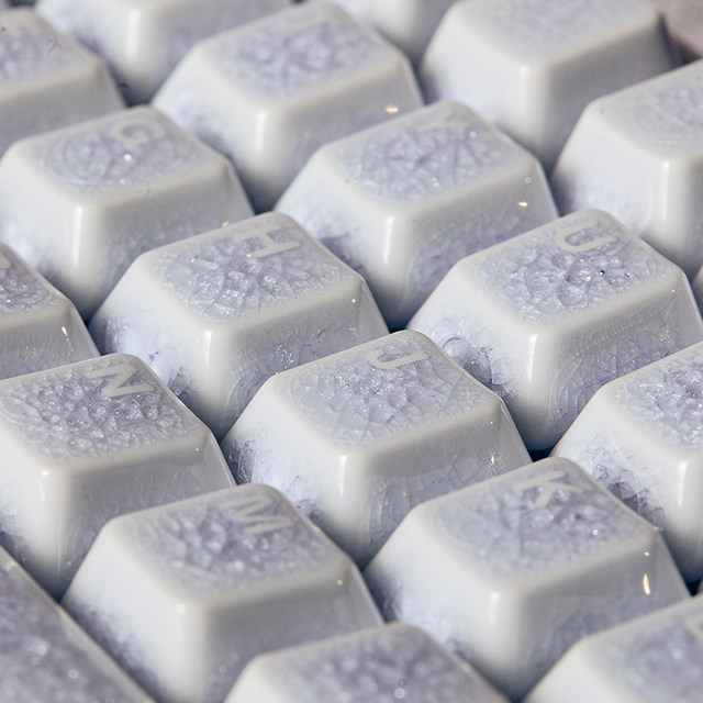 Complete set of 114 pieces - crack - Shanhai ceramic keycaps, multi-color optional, translucent mechanical keyboard, original height