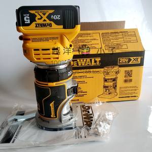 DEWALT/得伟锂电修边机DCW600多功能开槽机木工DIY雕刻机倒装调速